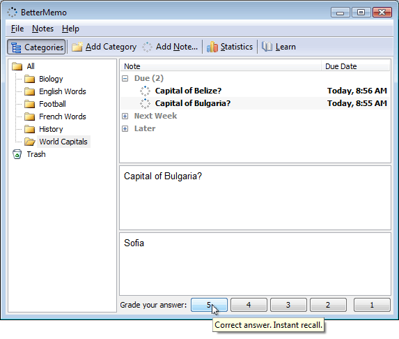 BetterMemo Screenshot